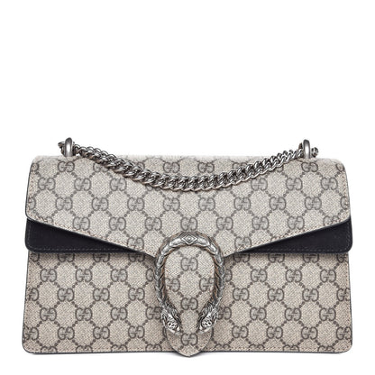 Gucci GG Supreme Monogram Small Dionysus Shoulder Bag Black 1 of 10