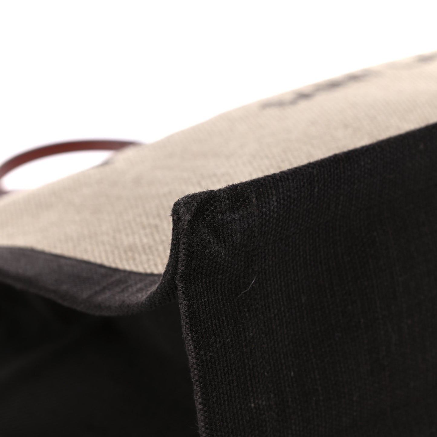 Linen Calfskin Rive Gauche Tote Natural