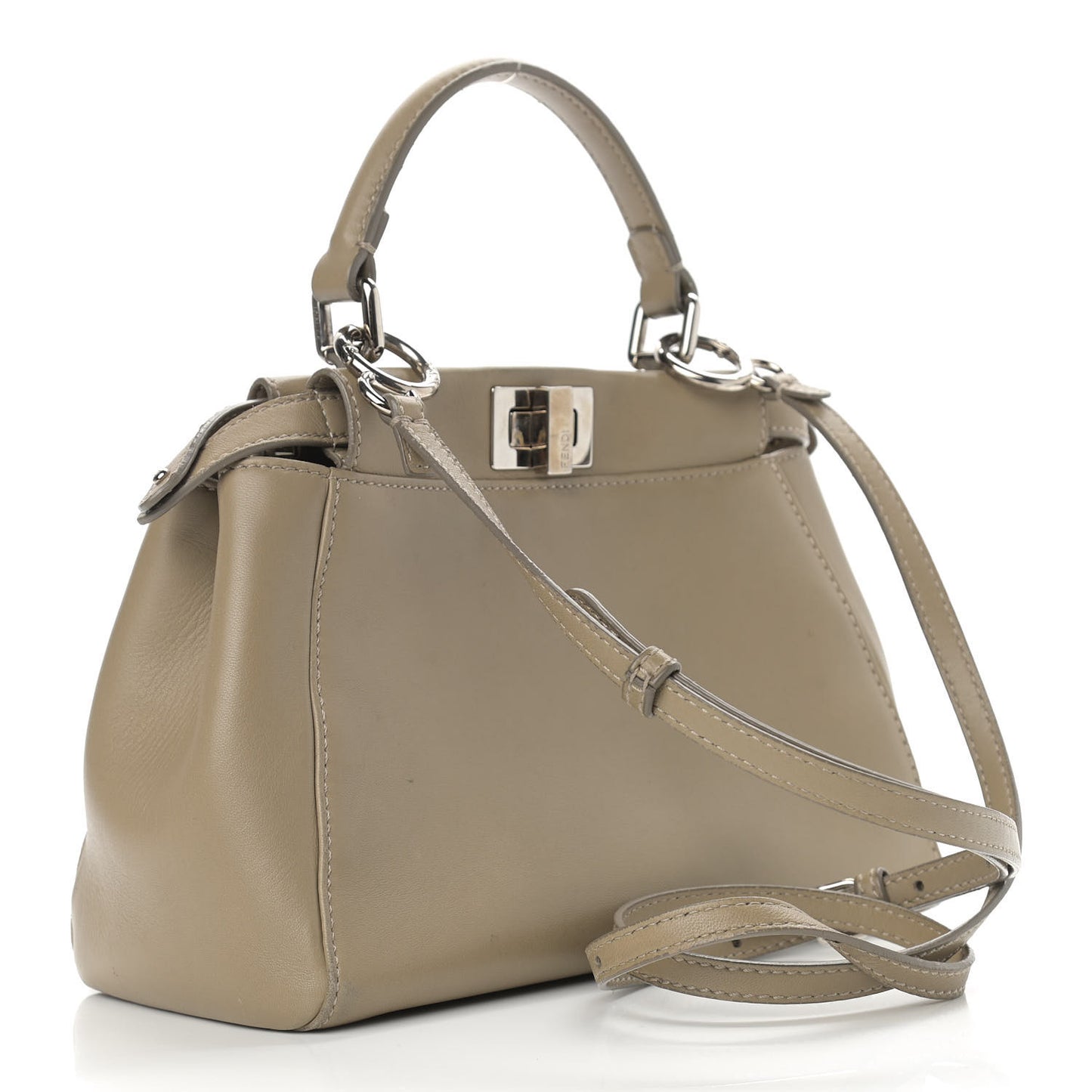 Nappa Mini Peekaboo Iconic Satchel Tortora