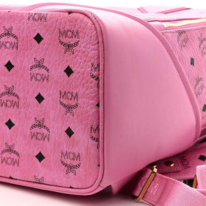 MCM Visetos Medium Duke Backpack Pink 10 of 10