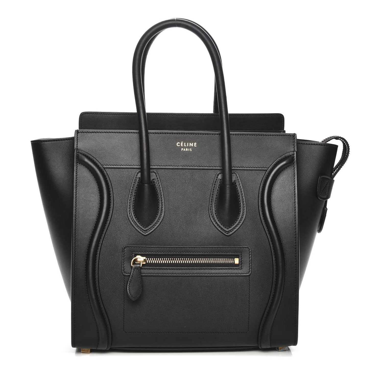 Smooth Calfskin Micro Luggage Black