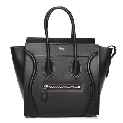 Celine Smooth Calfskin Micro Luggage Black 1 of 6