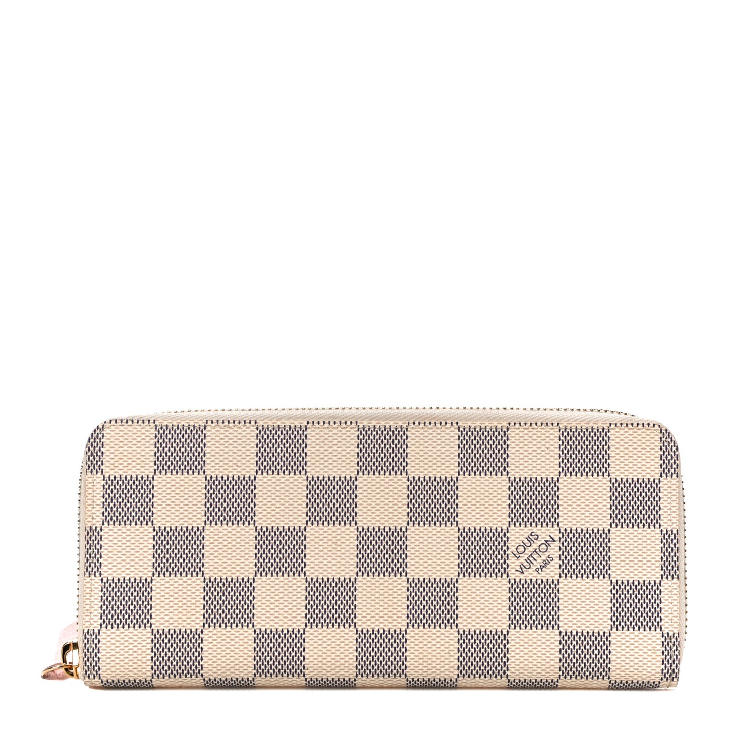Damier Azur Clemence Wallet Rose Ballerine