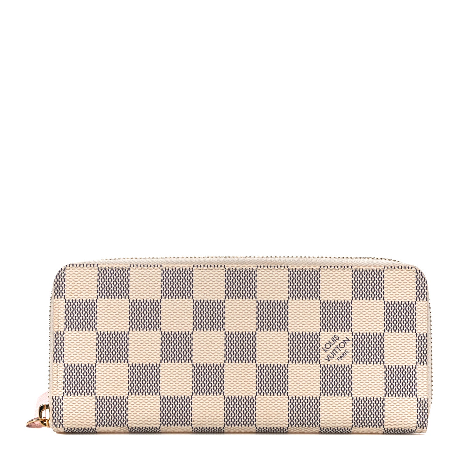 Louis Vuitton Damier Azur Clemence Wallet Rose Ballerine 1 of 10