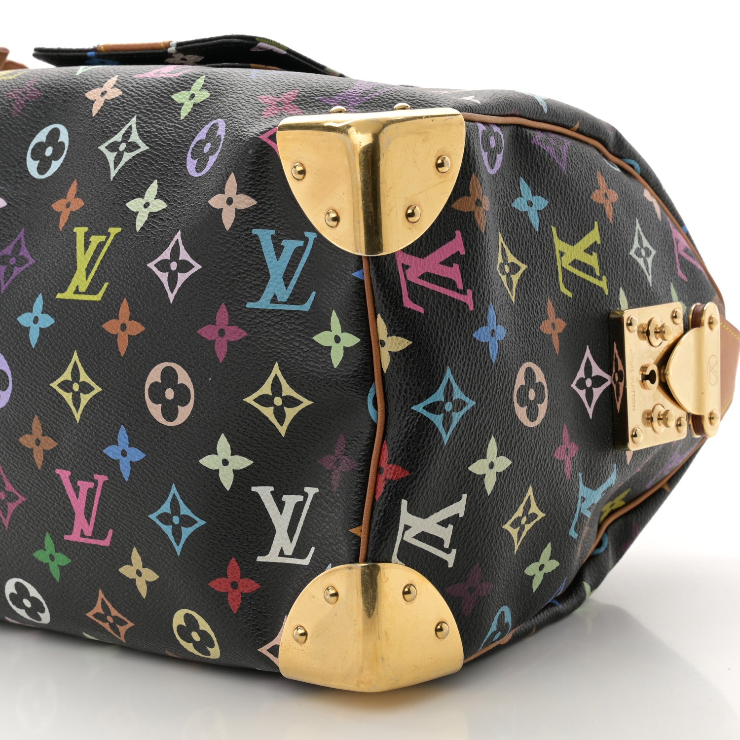 Louis Vuitton Monogram Multicolor Speedy 30 Black 9 of 10