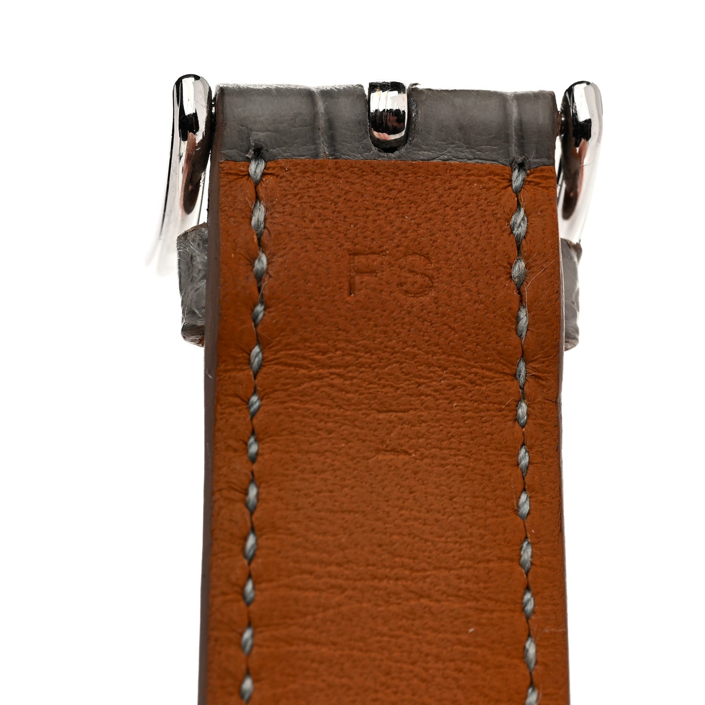 Alligator Heure H Hour Watch 30mm Strap Gris Perle