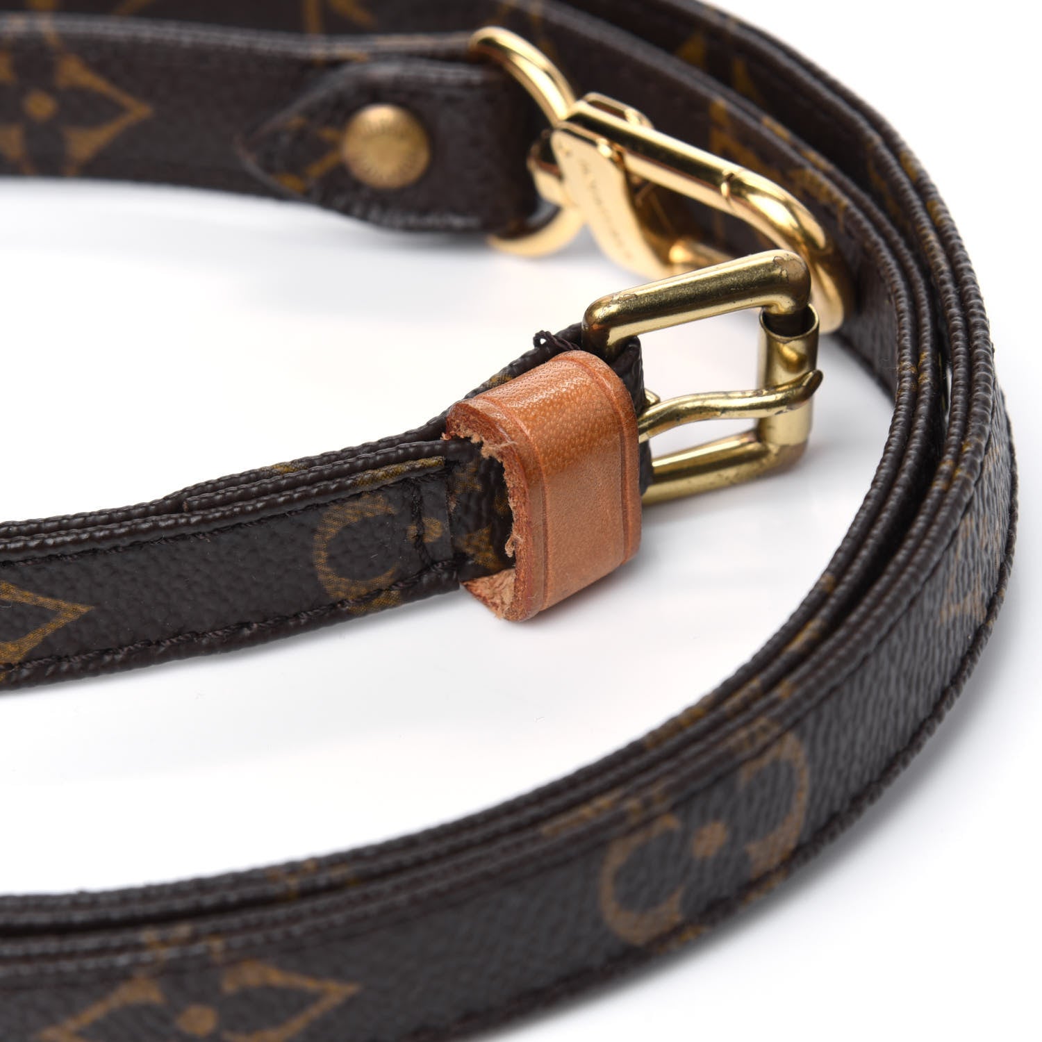 Louis Vuitton Monogram 16mm Adjustable Shoulder Strap 3 of 4
