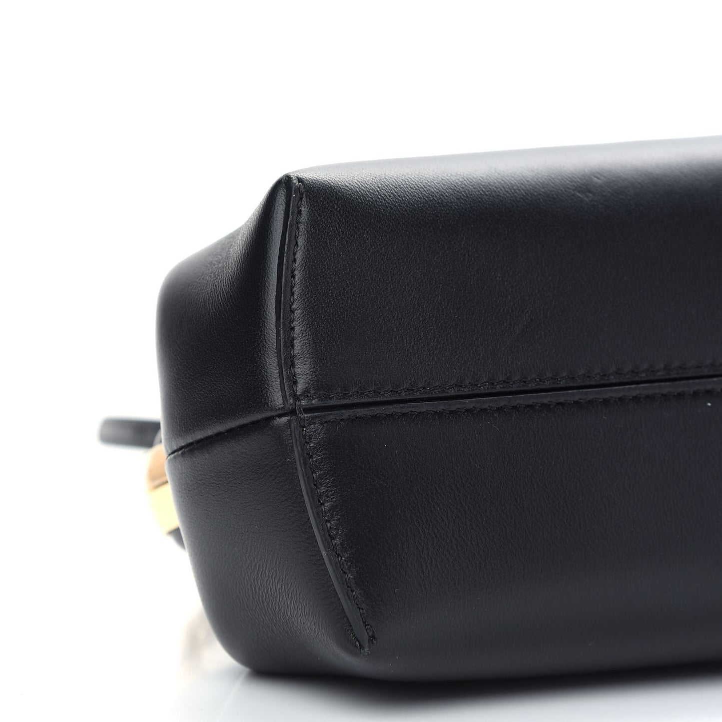 Shiny Nappa Small Fendi First Black