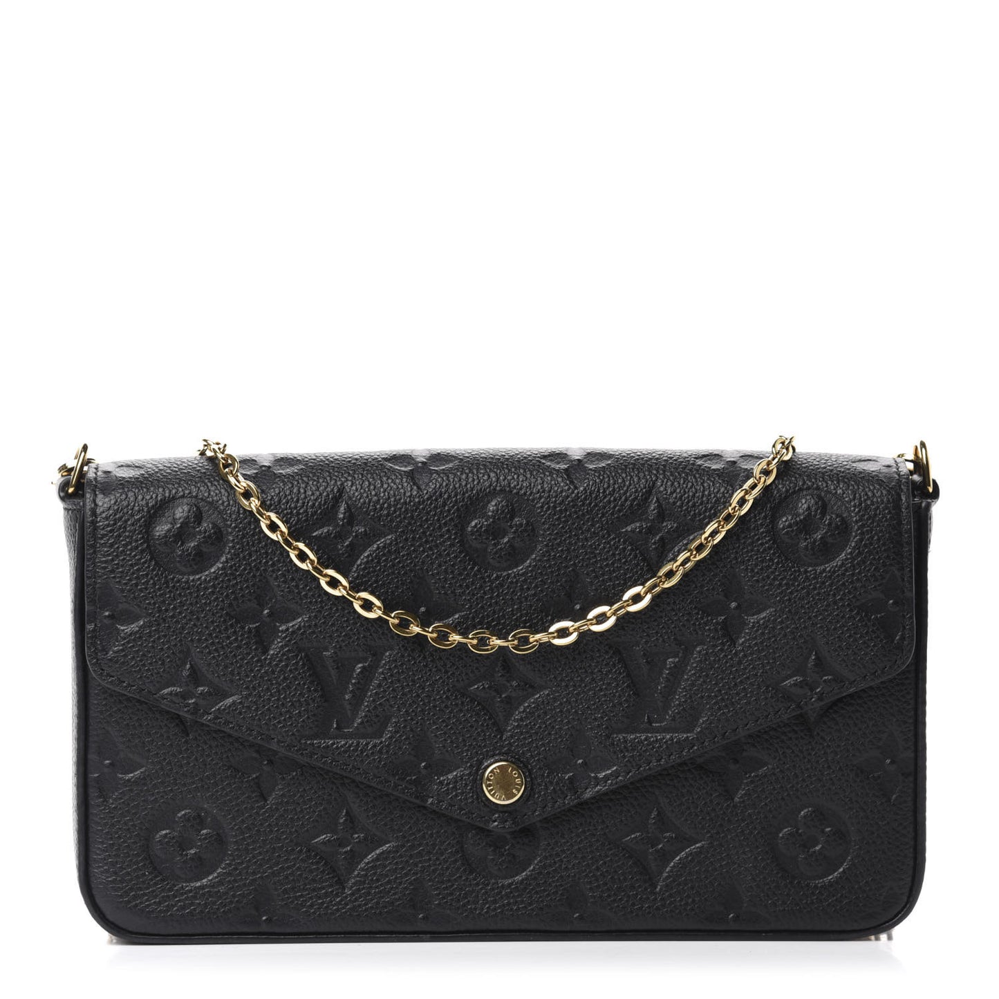Empreinte Pochette Felicie Chain Wallet Black