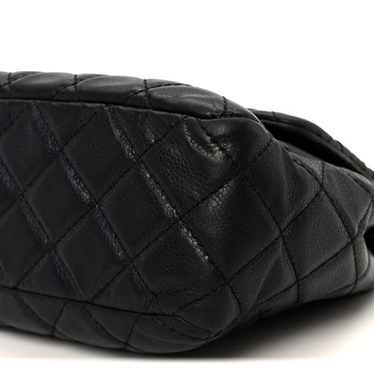 Chanel Washed Caviar Quilted Jumbo Single Flap Black 11 of 11