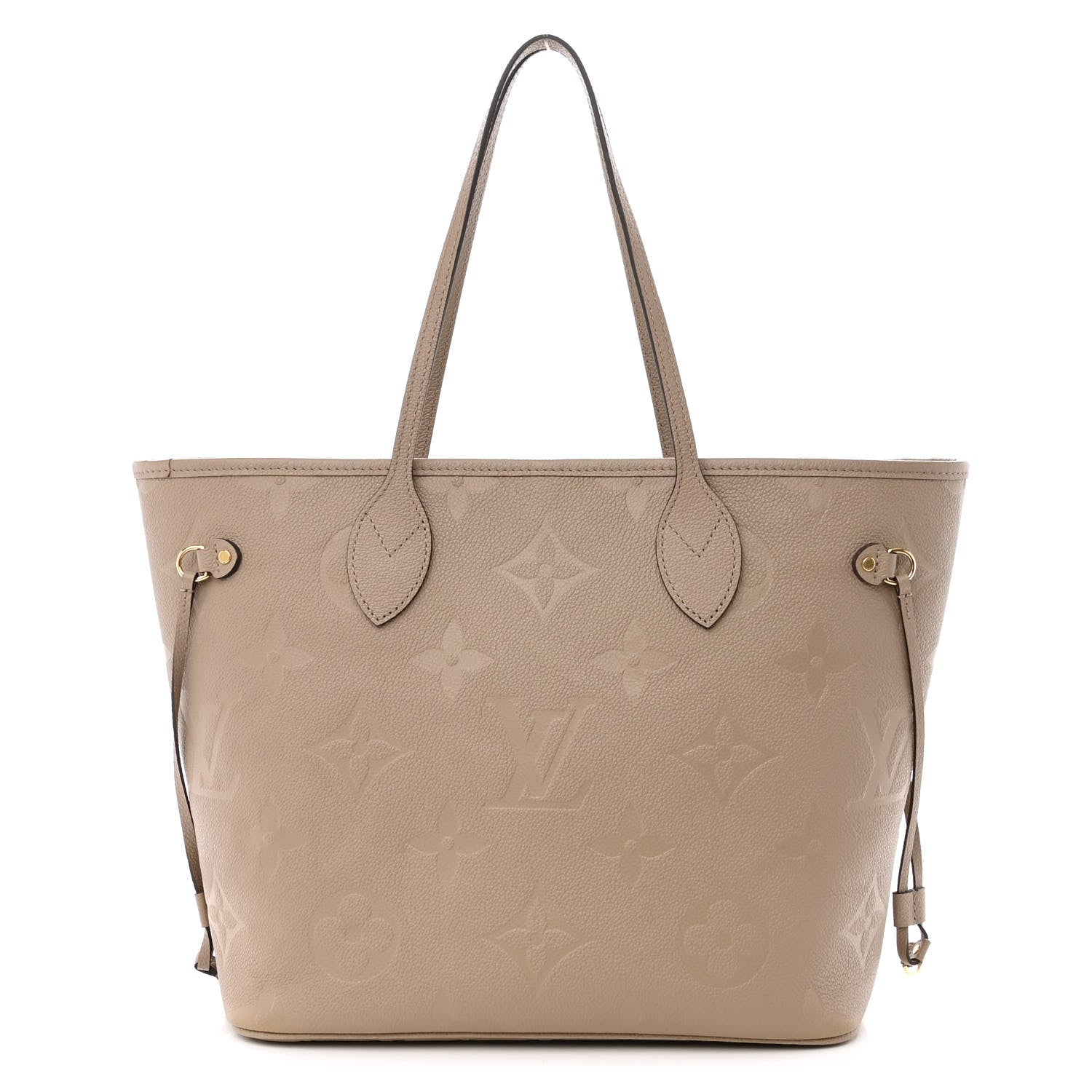Louis Vuitton Empreinte Monogram Giant Neverfull MM Tourterelle 3 of 11