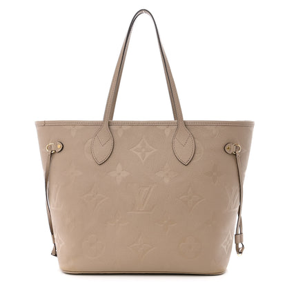 Louis Vuitton Empreinte Monogram Giant Neverfull MM Tourterelle 3 of 11