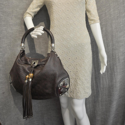 Gucci Guccissima Large Indy Brown 2 of 8