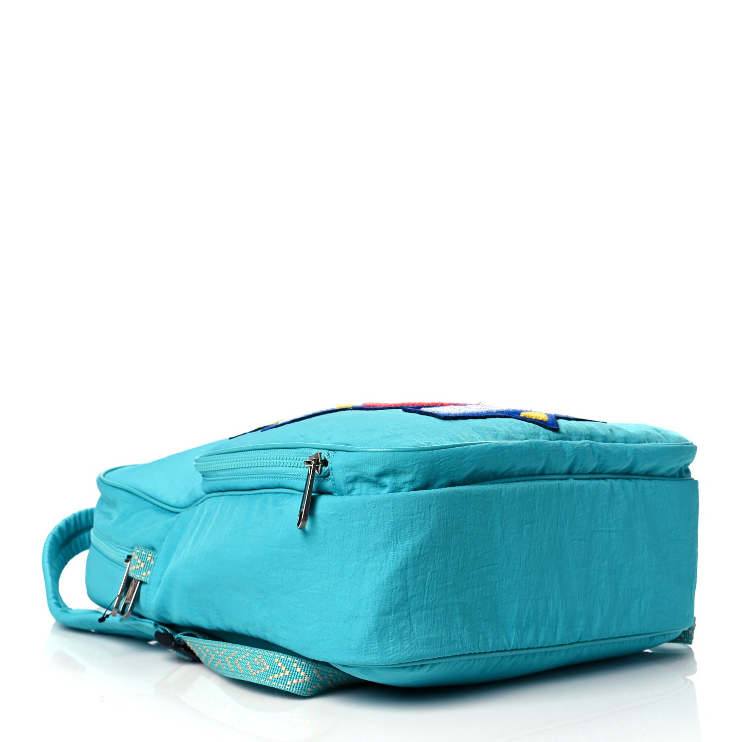 Nylon Twill 80s Logo Patch Backpack Lago