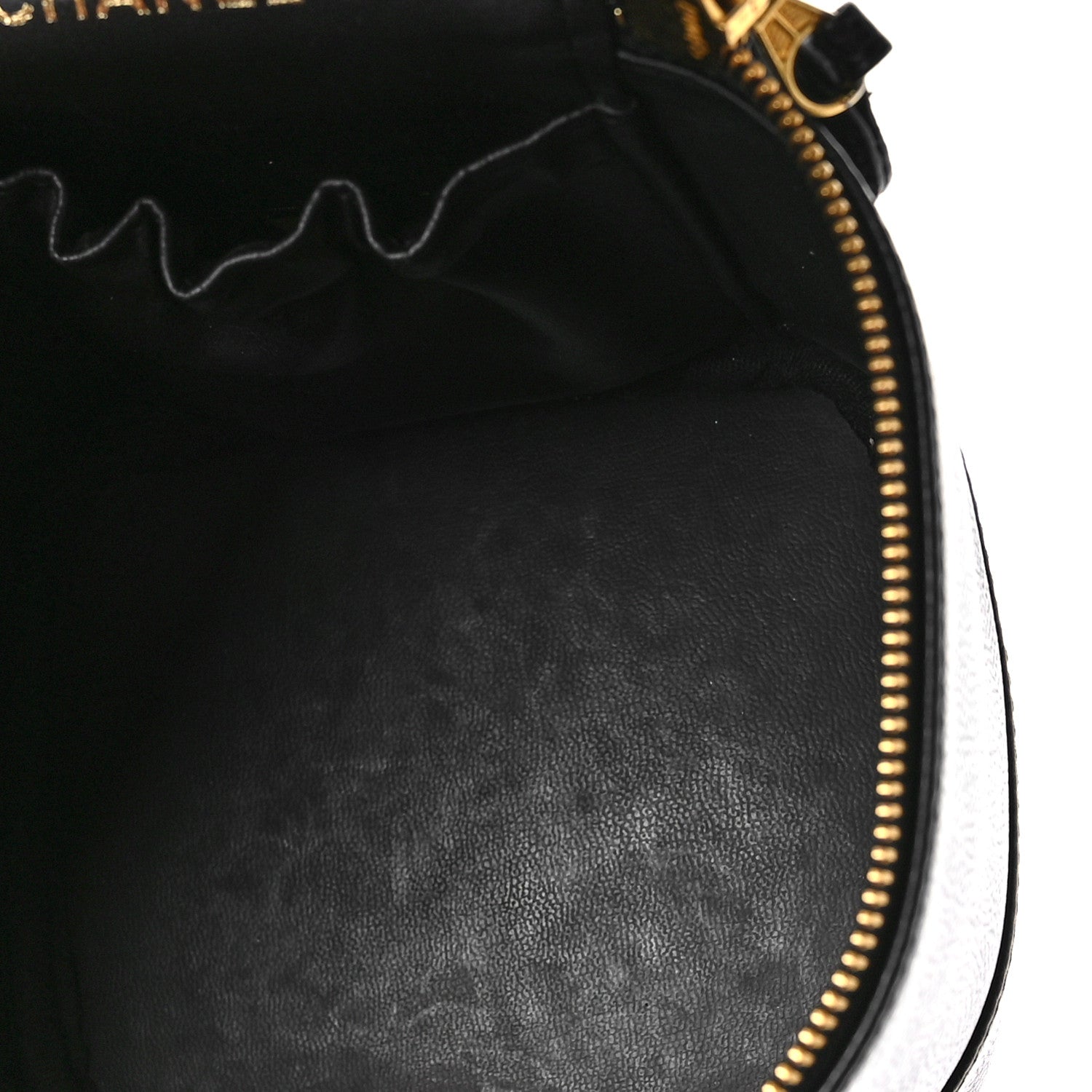 Chanel Caviar Vanity Cosmetic Case Black 5 of 9