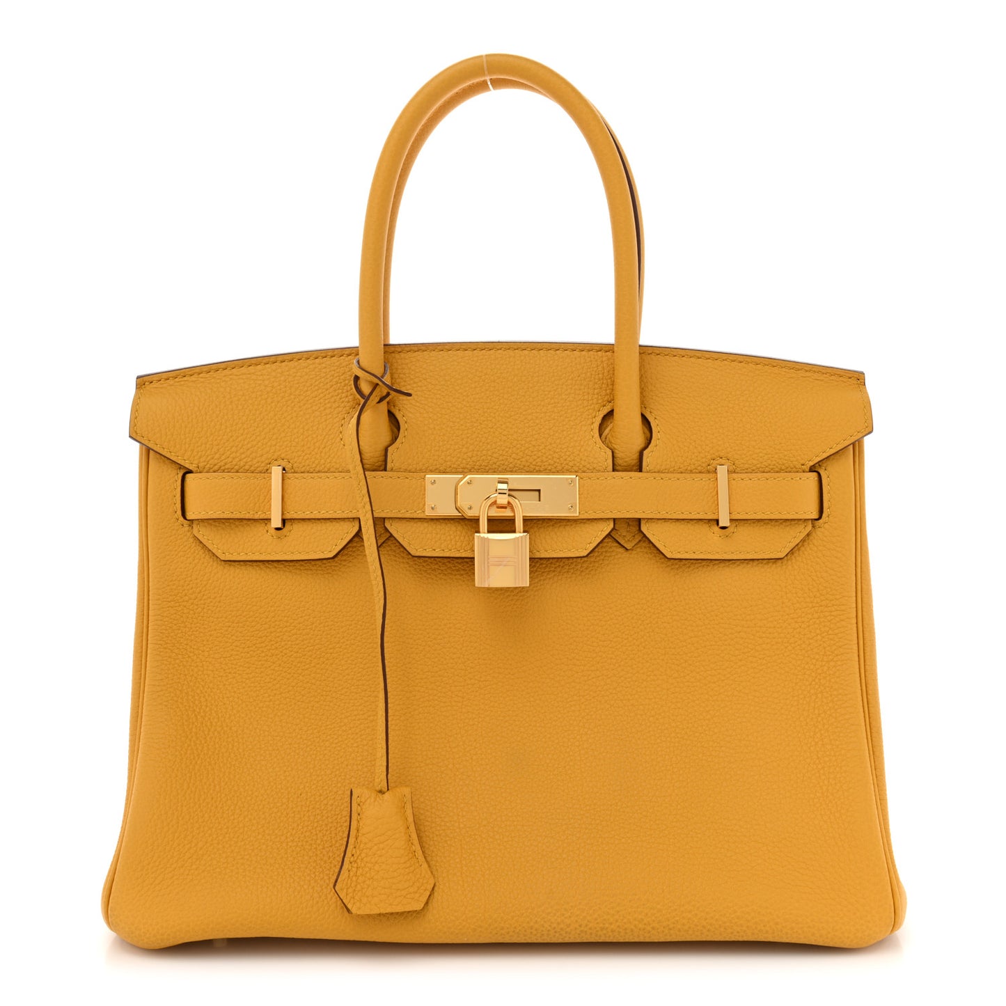 Togo Birkin 30 Jaune Ambre