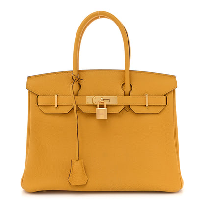 Hermes Togo Birkin 30 Jaune Ambre 1 of 15