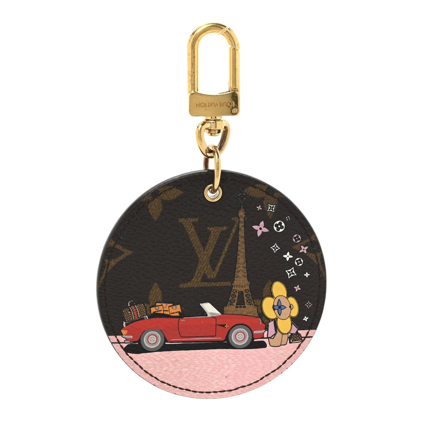 Monogram 2019 Christmas Animation Paris Bag Charm Key Ring
