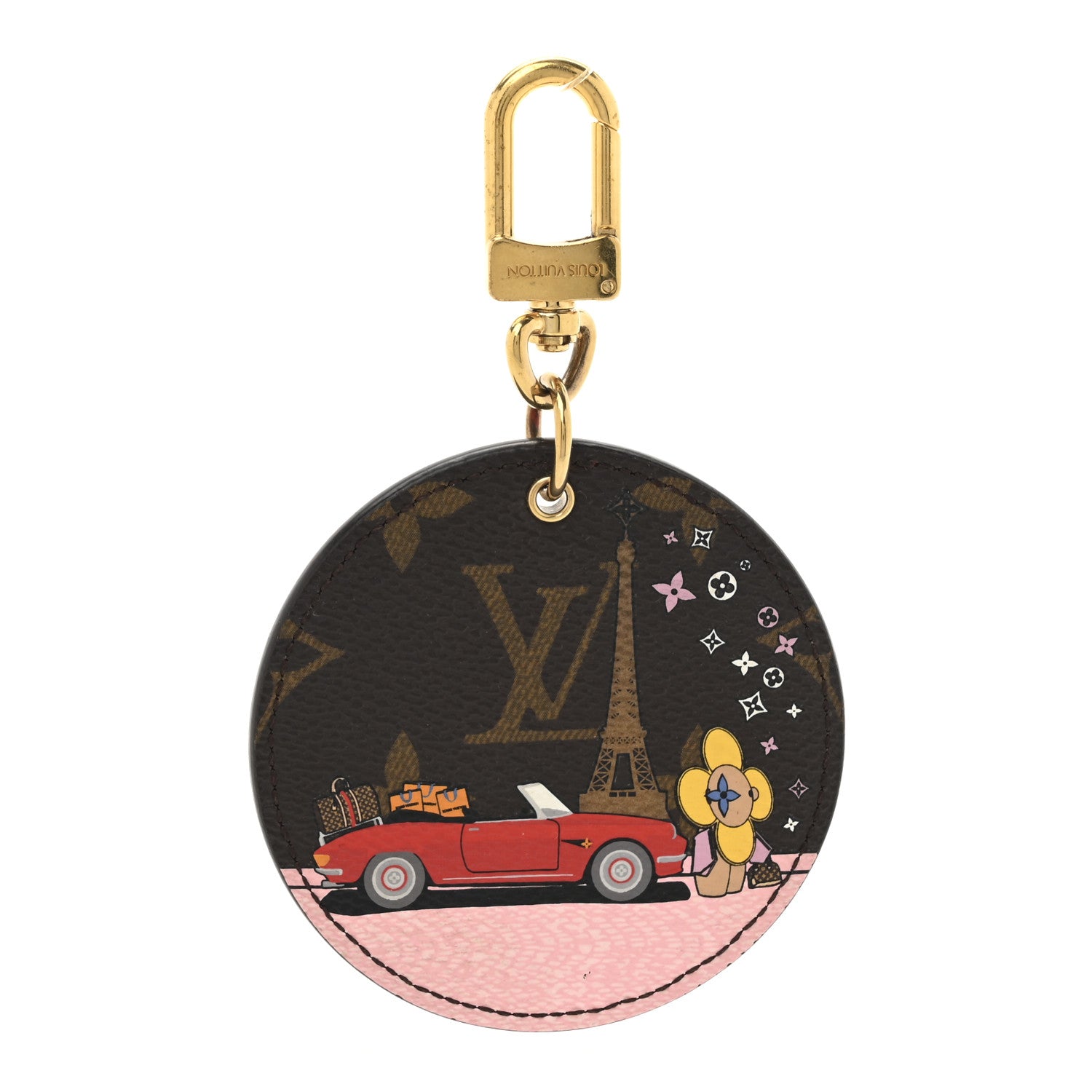 Louis Vuitton Monogram 2019 Christmas Animation Paris Bag Charm Key Ring 1 of 3
