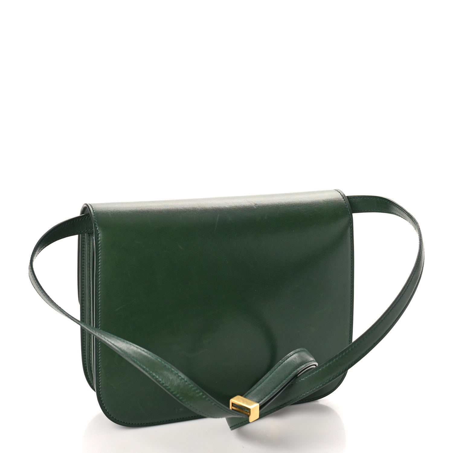 Celine Box Calfskin Classic Box Medium Flap Bag Forest 3 of 13