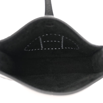 Hermes Taurillon Clemence Evelyne TPM Black 5 of 12