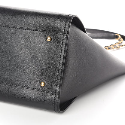 Chanel Caviar Medium Studded Deauville Tote Black 9 of 9