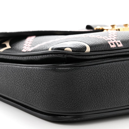 Louis Vuitton Empreinte Monogram Giant Broderies Pochette Metis Black 8 of 10