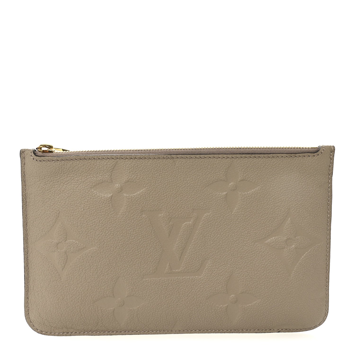 Louis Vuitton Empreinte Monogram Giant Neverfull MM Pochette Tourterelle 1 of 6