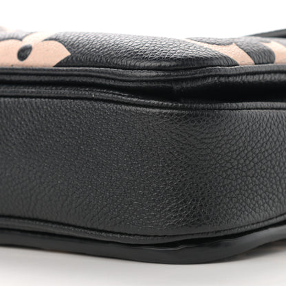 Louis Vuitton Empreinte Monogram Giant Pochette Metis Black Beige 10 of 11