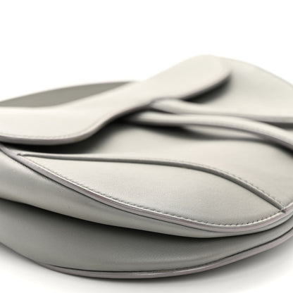 Christian Dior Ultra Matte Calfskin Saddle Bag Grey 8 of 11