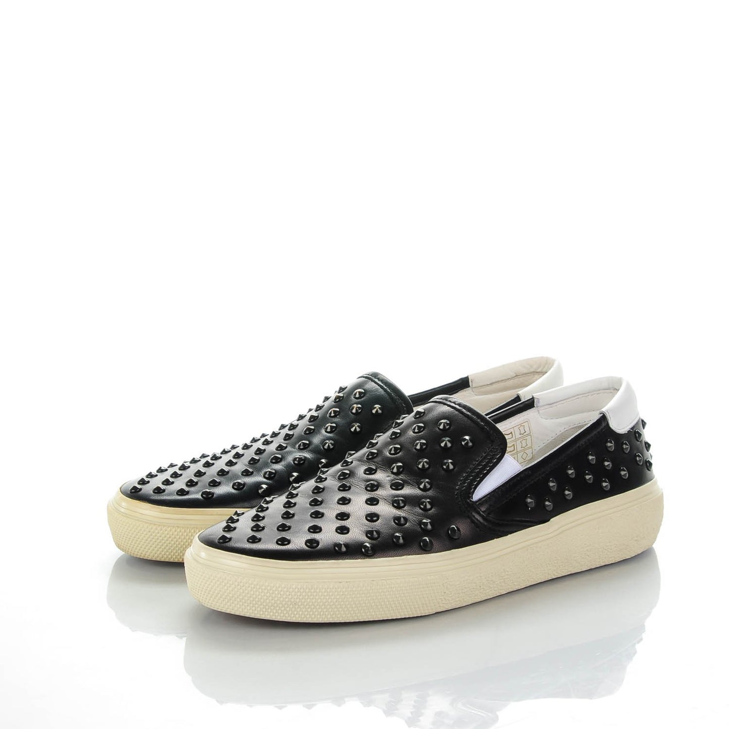 Canvas Star Studded Espadrilles 36 Black