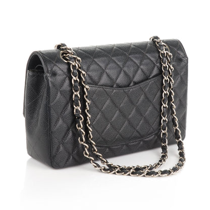 Chanel Caviar Quilted Medium Double Flap Black 3 of 7