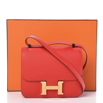 Hermes Epsom Constance 24 Rouge de Coeur 23 of 24