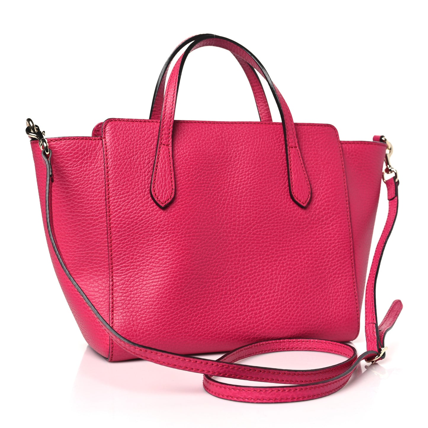 Dollar Calfskin MIni Swing Top Handle Bag Blossom