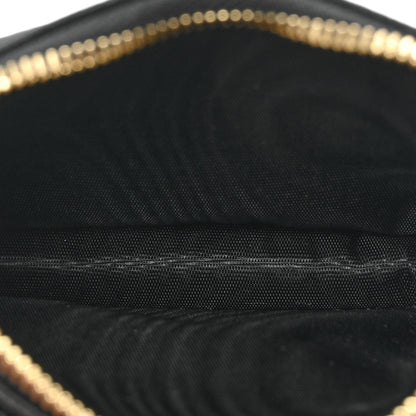Gucci Dollar Calfskin GG Marmont Coin Case Card Holder Black 5 of 11