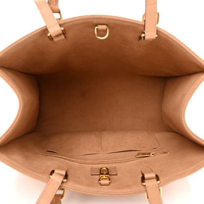 Louis Vuitton Empreinte Monogram Giant Onthego MM Arizona Creme 5 of 15
