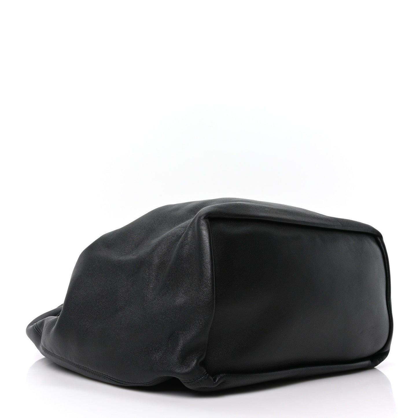 Buttery Nappa Lambskin Medium Squeeze Bag Black
