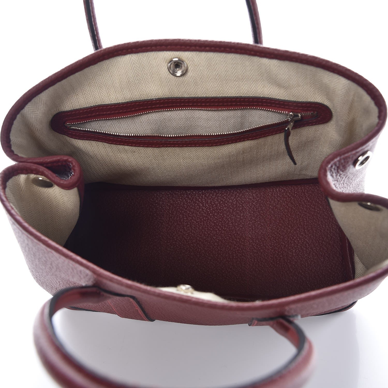 Hermes Vache Country Garden Party 30 TPM Rouge H 5 of 8
