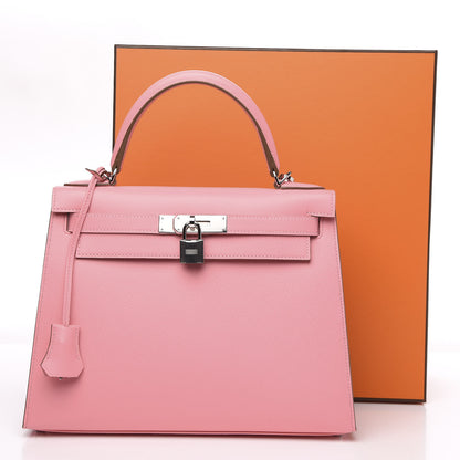 Hermes Epsom Kelly Sellier 28 Rose Confetti 12 of 12