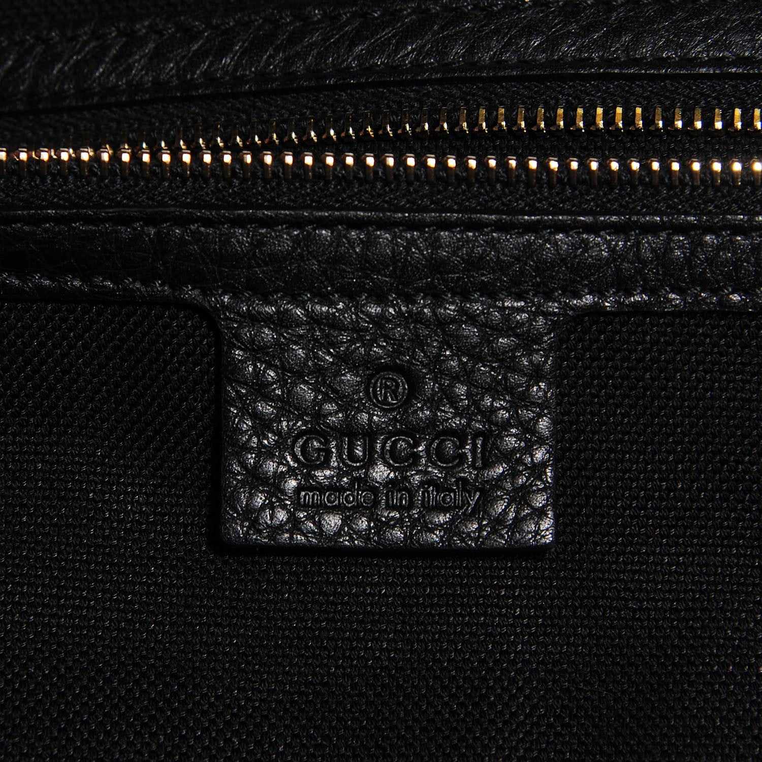 Gucci Calfskin Medium Emily Shoulder Bag Black 6 of 7