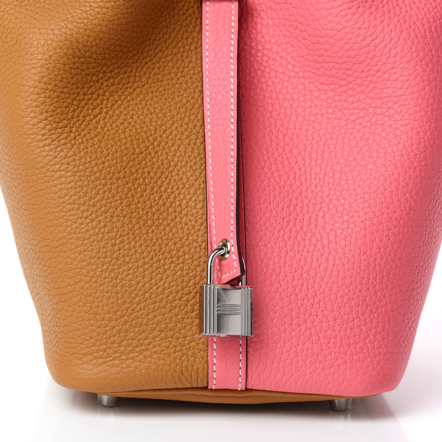 Taurillon Clemence Casaque Picotin 18 PM Rose Azalee Sesame