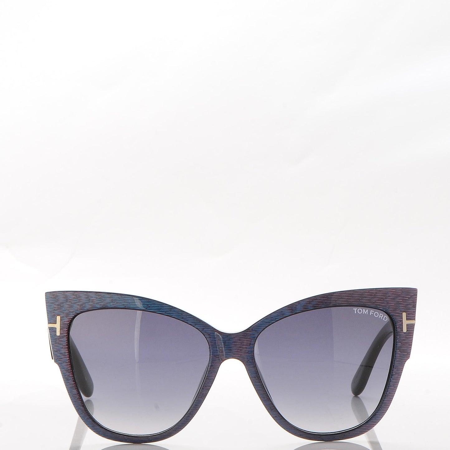 Acetate Anoushka Cat Eye Sunglasses TF371 Blue Multi