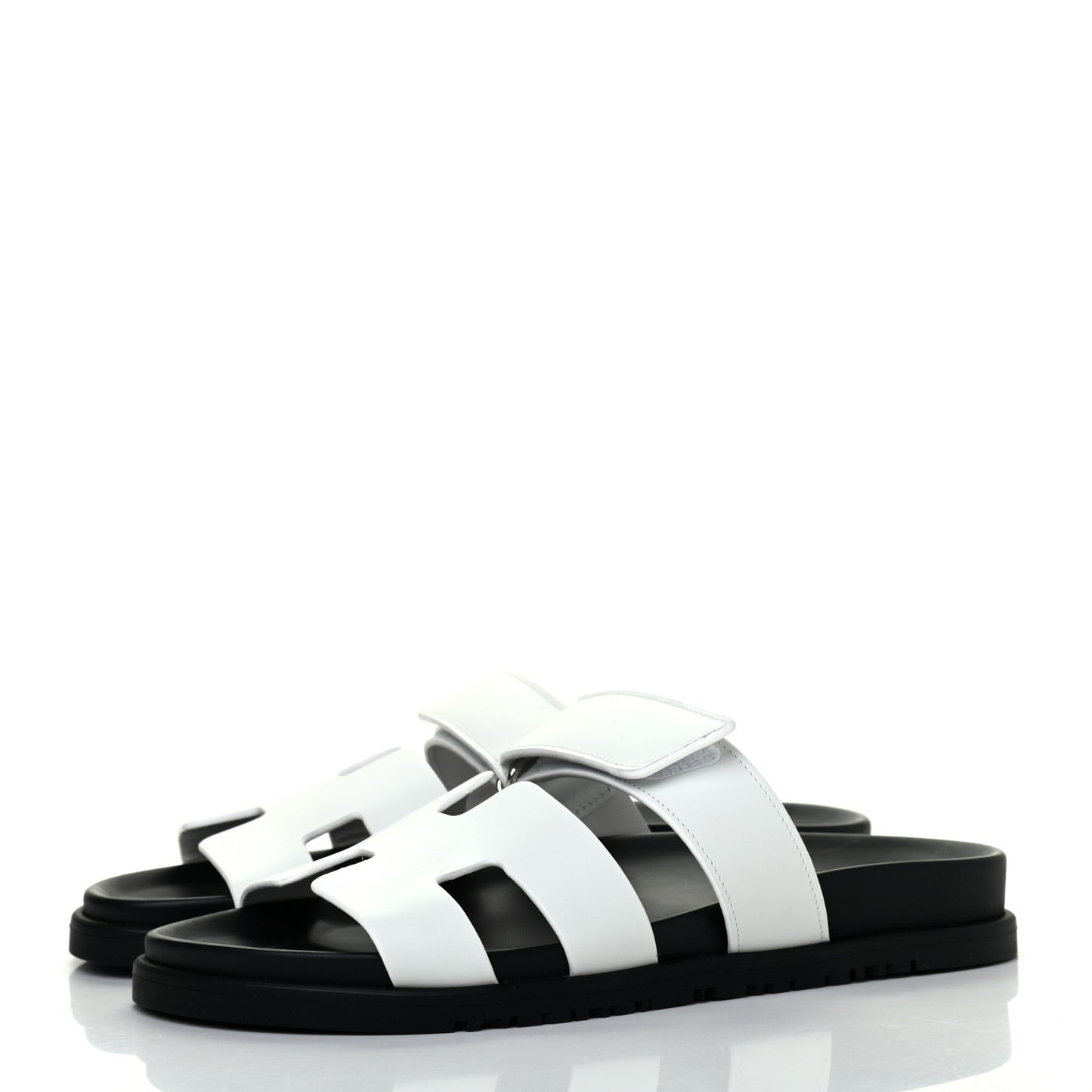 Calfskin Womens Chypre Sandals 39 White