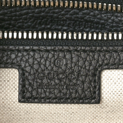 Gucci Calfskin Jumbo GG Embossed Large Backpack Black 6 of 10