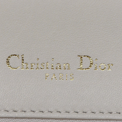 Christian Dior Lambskin Studded Medium Diorama Flap Bag Latte 8 of 24