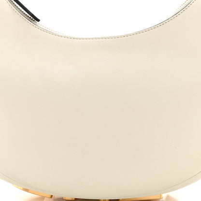 Fendi Vitello Grace Matte Small Fendigraphy Hobo Bag White Ice 8 of 10