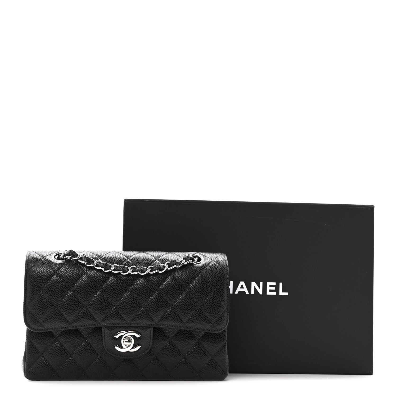Chanel Caviar Quilted Small Double Flap Black 13 of 13
