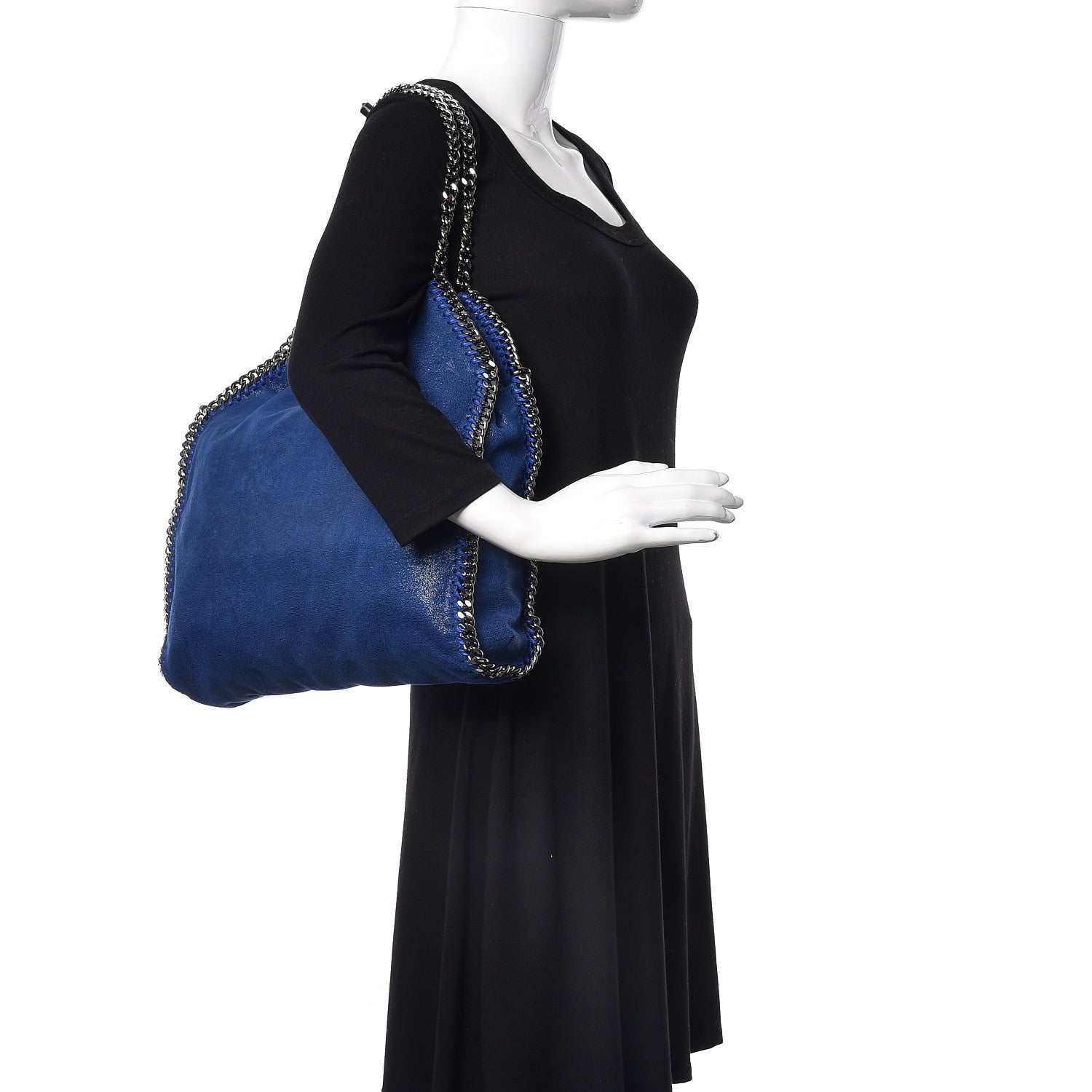 Stella McCartney Shaggy Deer Small Falabella Tote Cornflower Blue 2 of 10