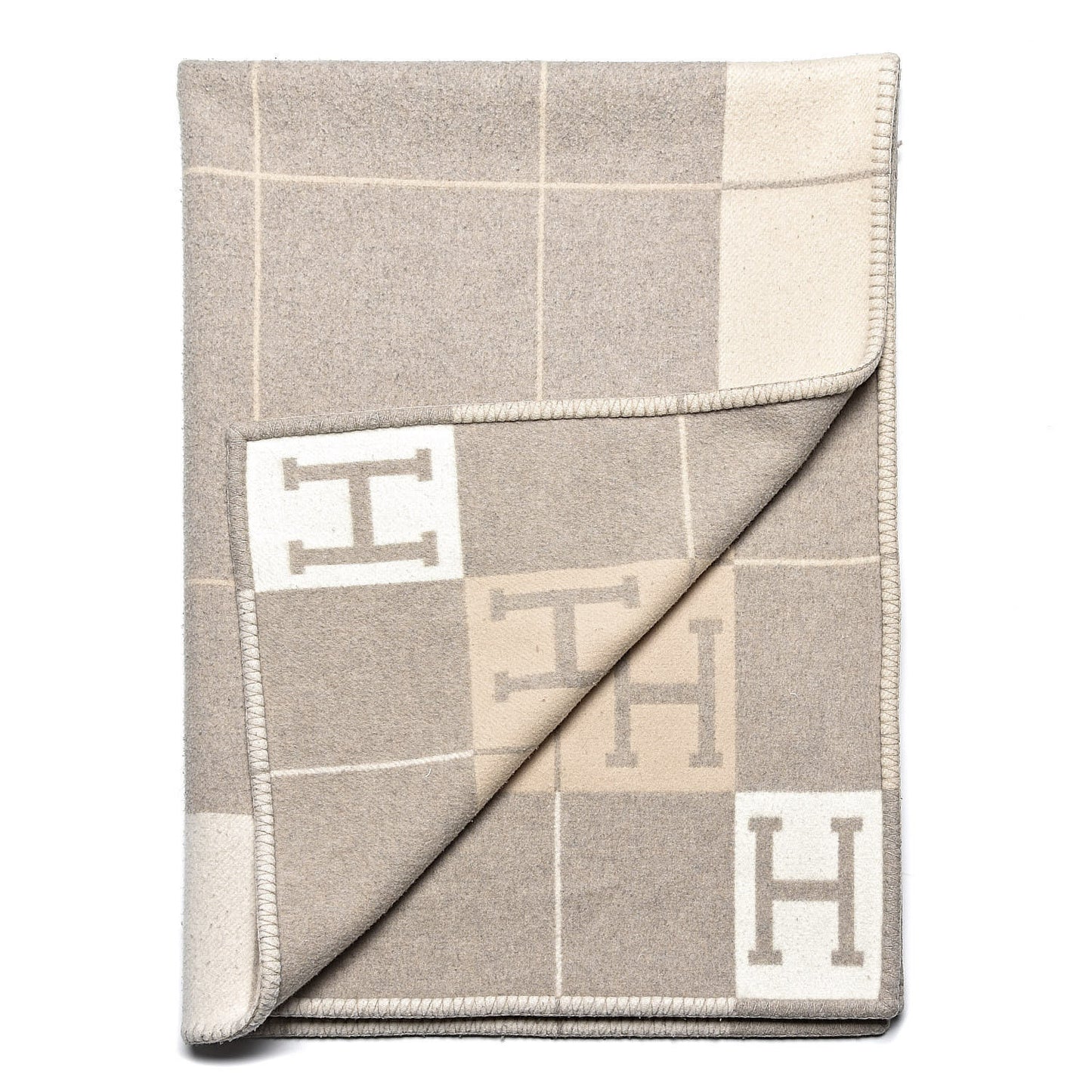 Wool Cashmere Avalon III Blanket Coco Camomille