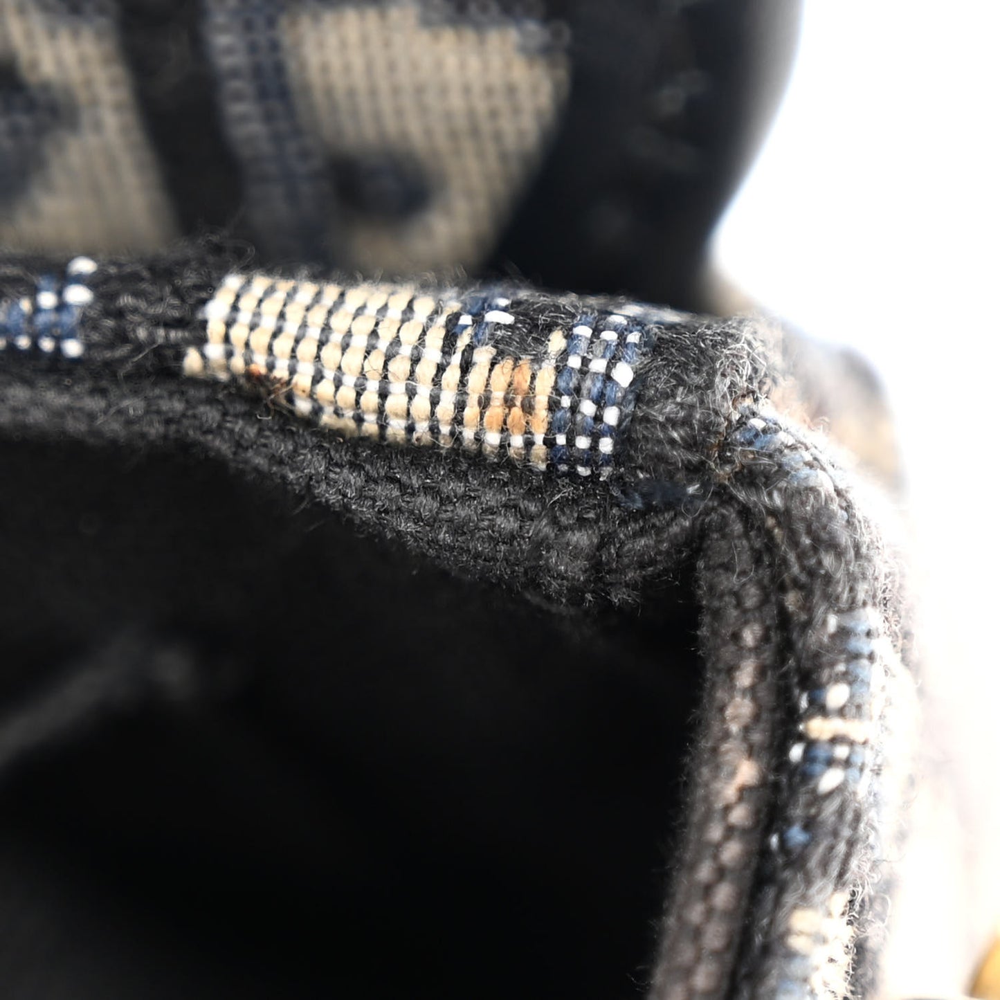 CHRISTIAN DIOR Oblique 30 Montaigne Box Bag Blue